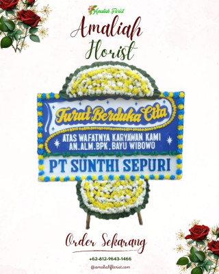 Papan Bunga Duka di Sitelu Tali Urang Julu