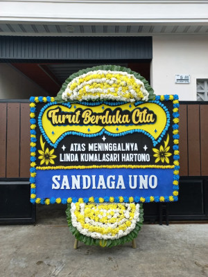 Papan Bunga Duka di Sitelu Tali Urang Julu